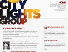 Tablet Screenshot of citylightsgroup.com